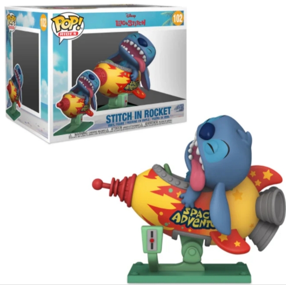 New in box 💥POP! Rides Disney's Stitch in Rocket #102💥 Collectible Figurine - Picture 1 of 11